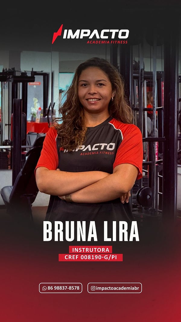 Bruna Lira — Instrutora — CREF 008190-G/PI